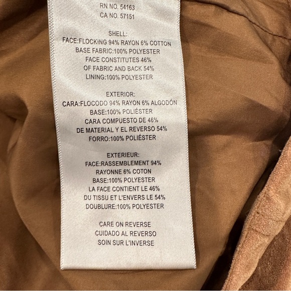 Levi’s Suede Look Jacket, M - Picture 4 of 7